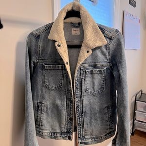 Sherpa Lined Denim Jakcet